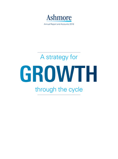 Thumbnail Ashmore Group Annual Report 2018