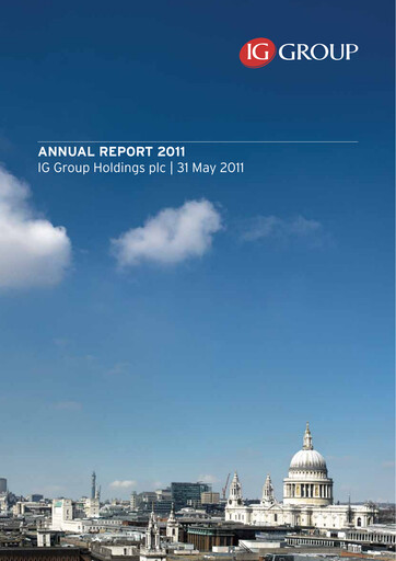 Thumbnail IG Group Annual Report 2011