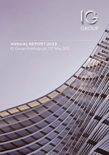 Thumbnail IG Group Annual Report 2013