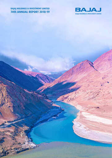 Thumbnail Bajaj Holdings & Investment Annual Report 2018-2019