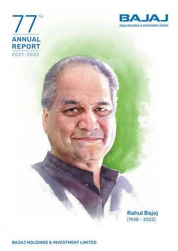 Thumbnail Bajaj Holdings & Investment Annual Report 2021-2022