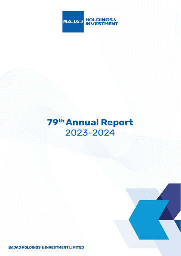 Thumbnail Bajaj Holdings & Investment Annual Report 2023-2024