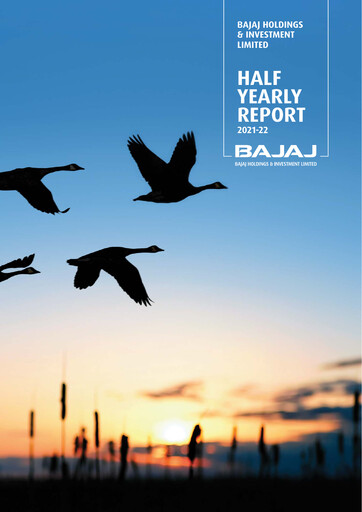 Miniature Bajaj Holdings & Investment Rapport semestriel 2021-h1