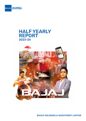 Miniature Bajaj Holdings & Investment Rapport semestriel 2023-h1