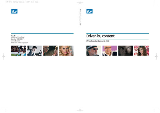 Thumbnail ITV plc Annual Report 2008