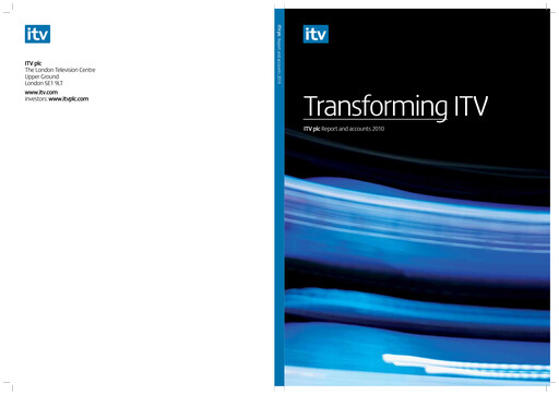 Thumbnail ITV plc Annual Report 2010