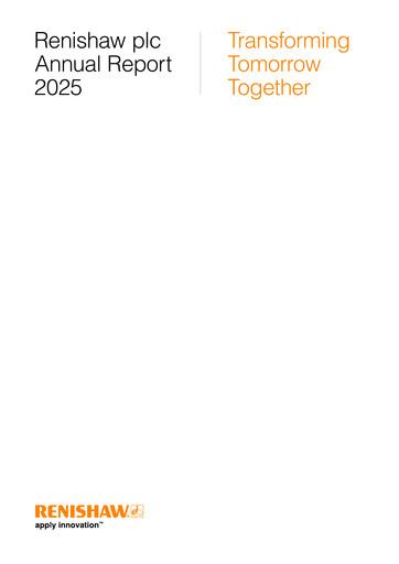 Thumbnail Renishaw Annual Report 2025