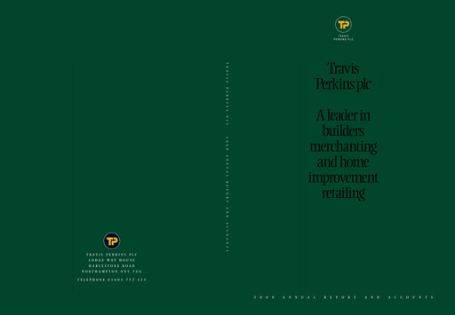 Thumbnail Travis Perkins Annual Report 2008