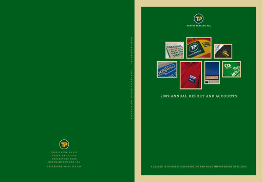 Thumbnail Travis Perkins Annual Report 2009