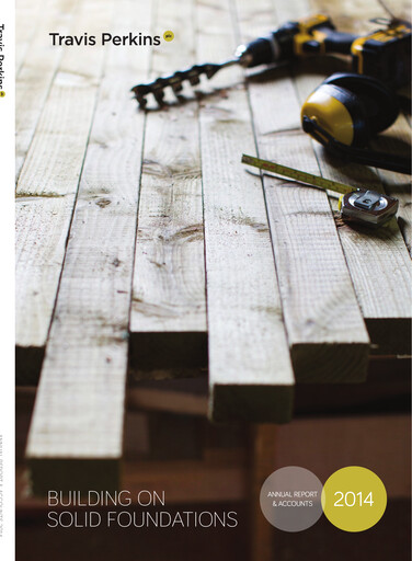 Thumbnail Travis Perkins Annual Report 2014