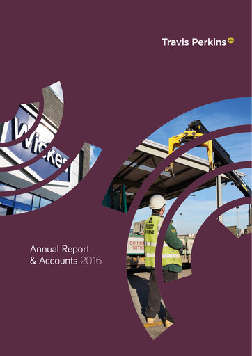 Thumbnail Travis Perkins Annual Report 2016