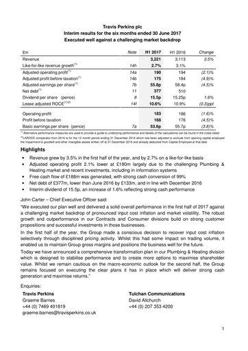 Thumbnail Travis Perkins Half-year Report 2017-h1