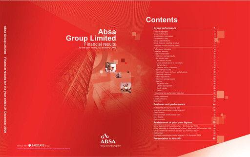 Thumbnail Absa Bank Financial Report 2009