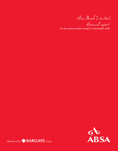 Thumbnail Absa Bank Financial Statement 2006