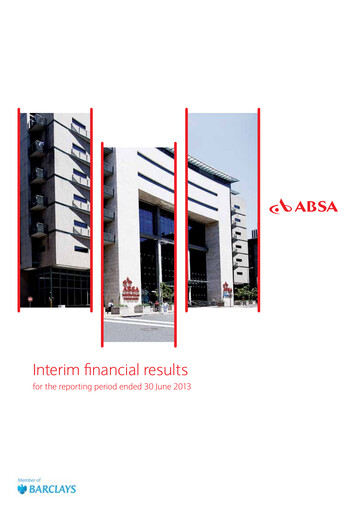 Thumbnail Absa Bank Half-year Report 2013-h1