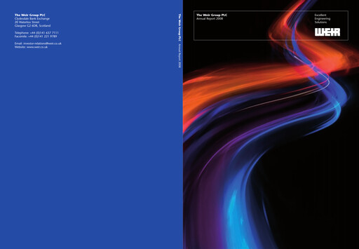 Thumbnail The Weir Group Annual Report 2008