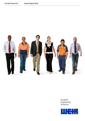 Thumbnail The Weir Group Half-year Report 2010-h1