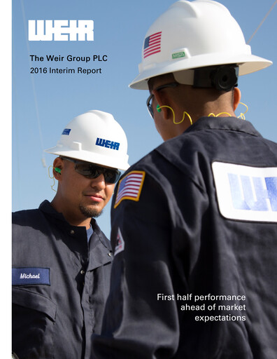 Thumbnail The Weir Group Half-year Report 2016-h1