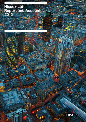 Thumbnail Hiscox Annual Report 2012