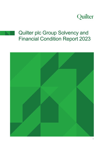 Thumbnail Quilter Financial Report 2023