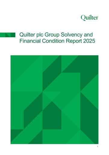 Thumbnail Quilter Financial Report 2025
