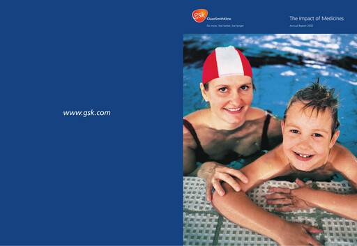 Thumbnail GlaxoSmithKline Annual Report 2002