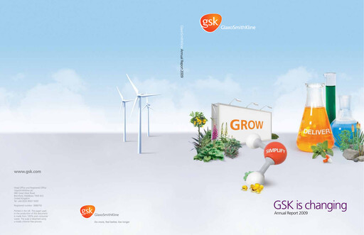 Thumbnail GlaxoSmithKline Annual Report 2009