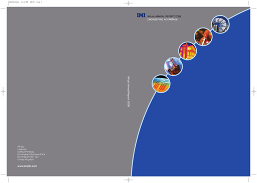 Thumbnail IMI plc Annual Report 2008