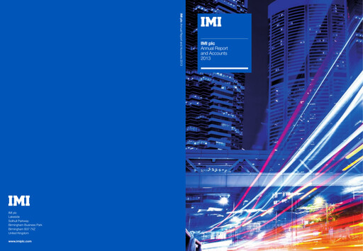 Thumbnail IMI plc Annual Report 2013