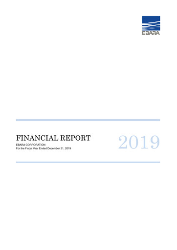 Thumbnail Ebara Corporation Financial Report 2019
