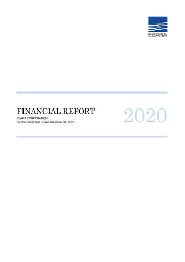 Thumbnail Ebara Corporation Financial Report 2020