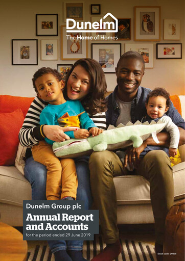 Thumbnail Dunelm Group Annual Report 2019