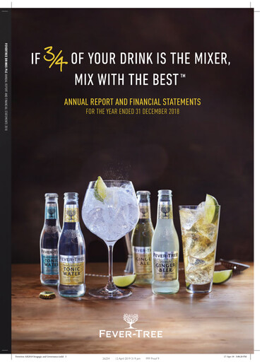 Thumbnail Fever-Tree Drinks Annual Report 2018