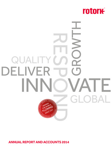 Vorschaubild Rotork Jahresbericht 2014