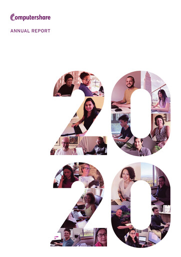 Thumbnail Computershare Annual Report 2020