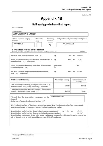 Thumbnail Computershare Financial Report fy2002