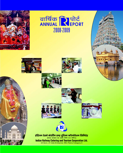 Thumbnail Indian Railway Catering & Tourism Annual Report 2008-2009