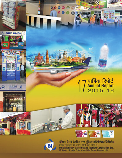Thumbnail Indian Railway Catering & Tourism Annual Report 2015-2016