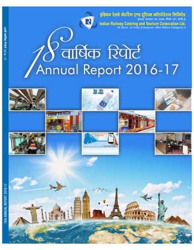 Thumbnail Indian Railway Catering & Tourism Annual Report 2016-2017