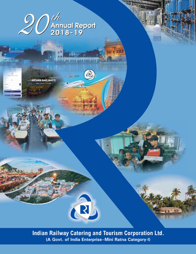 Thumbnail Indian Railway Catering & Tourism Annual Report 2018-2019