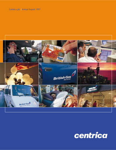 Miniature Centrica Rapport annuel 1997