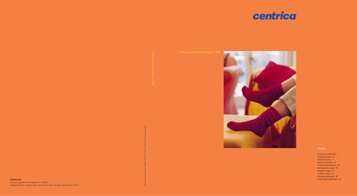 Miniature Centrica Rapport annuel 1998