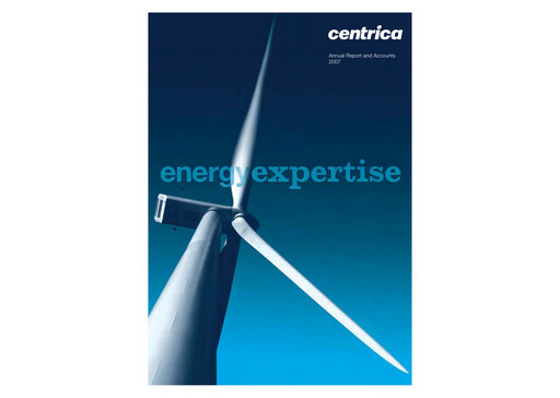 Miniature Centrica Rapport annuel 2007