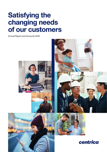 Miniature Centrica Rapport annuel 2018