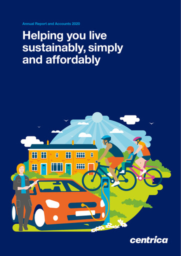 Miniature Centrica Rapport annuel 2020