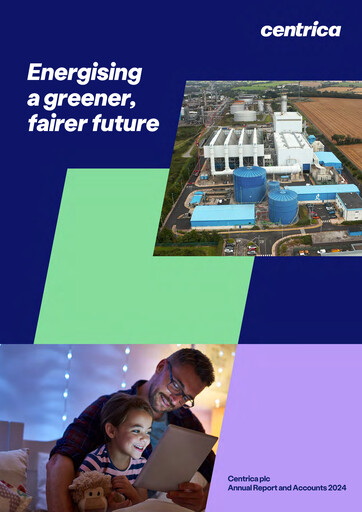 Miniature Centrica Rapport annuel 2024