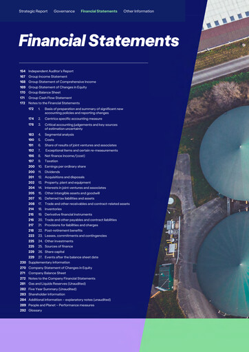 Thumbnail Centrica Financial Statement 2024