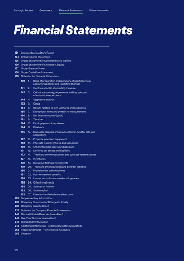 Thumbnail Centrica Financial Statement 2025