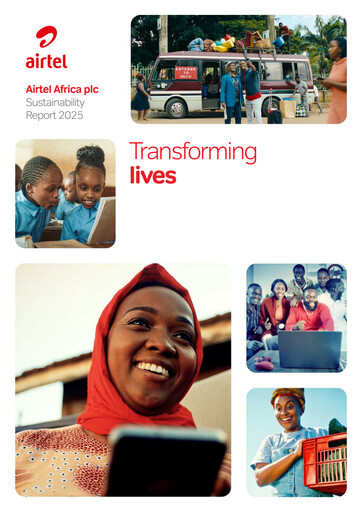 Thumbnail Airtel Africa Sustainability Report 2025