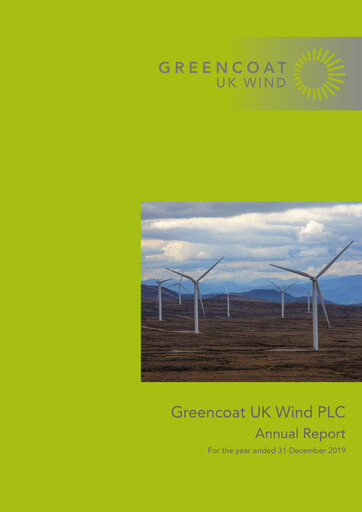 Miniature Greencoat UK Wind Rapport annuel 2019